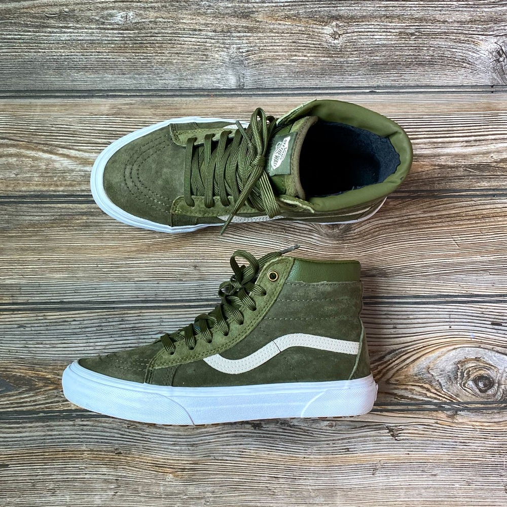 Vans Sk8-Hi green unisex women’s 8.5 men’s 7